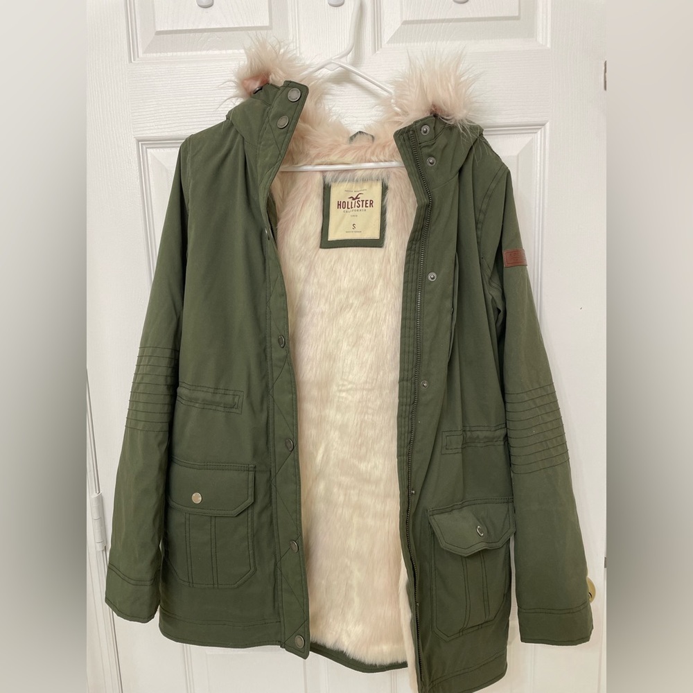 Hollister Green Jacket